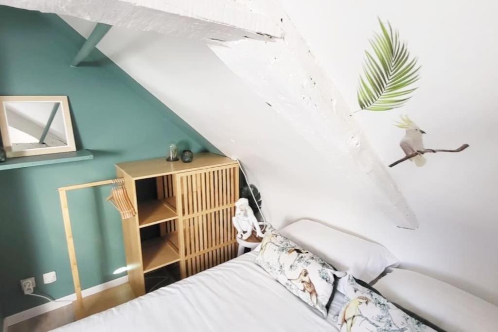 La Cabane - Petit Studio Mansarde - Plage 50M - Rue Gratuite Saint-Malo Exterior photo